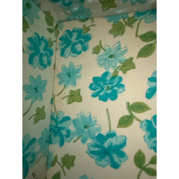 Vintage Dritz Wicker Sewing Basket With Floral Lining & Snap Closure and Handle - Picture 16 of 16